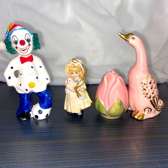 Vintage Set The 4Porcelain Decor - Picture 1 of 4